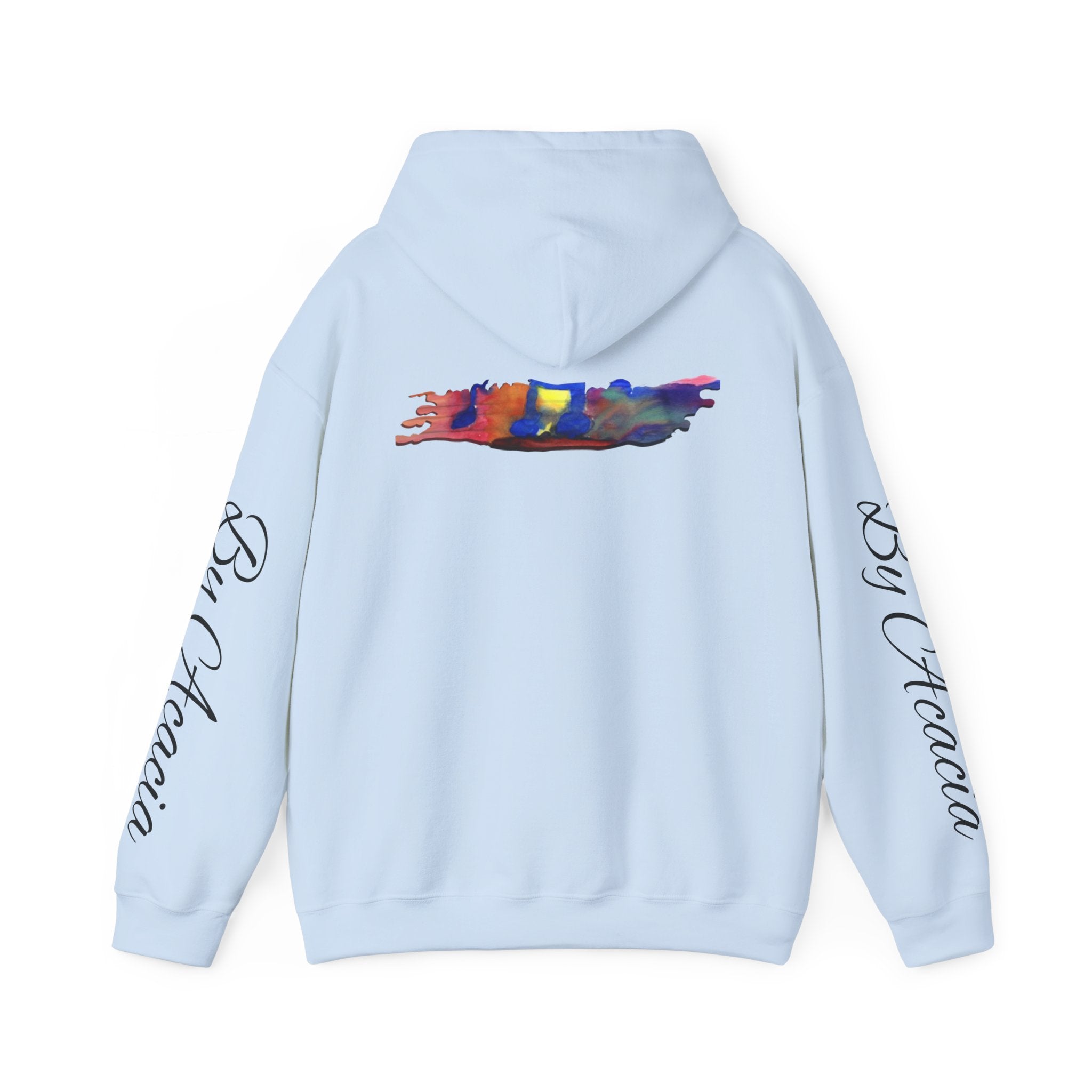 Music Is Life Hoodie — Colorful Watercolor Note Graphic Pullover