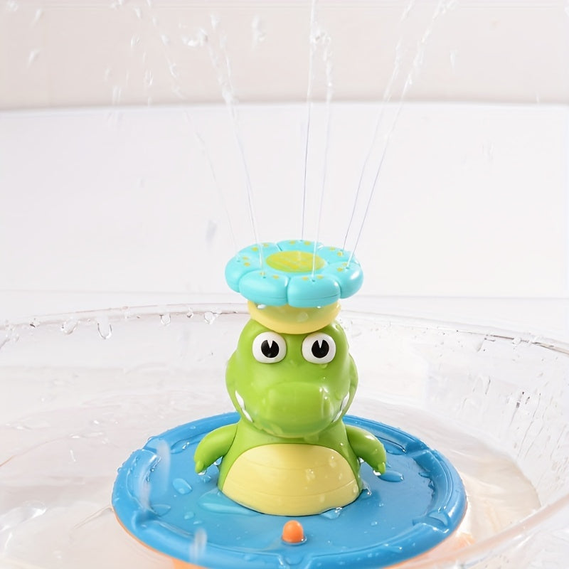Youngsters' Splash & Play Bath Toys with Lights - Fun Water Spray Bathtub and Pool Accessories, Durable ABS Material, Mixed Colors - Ideal Holiday Gift