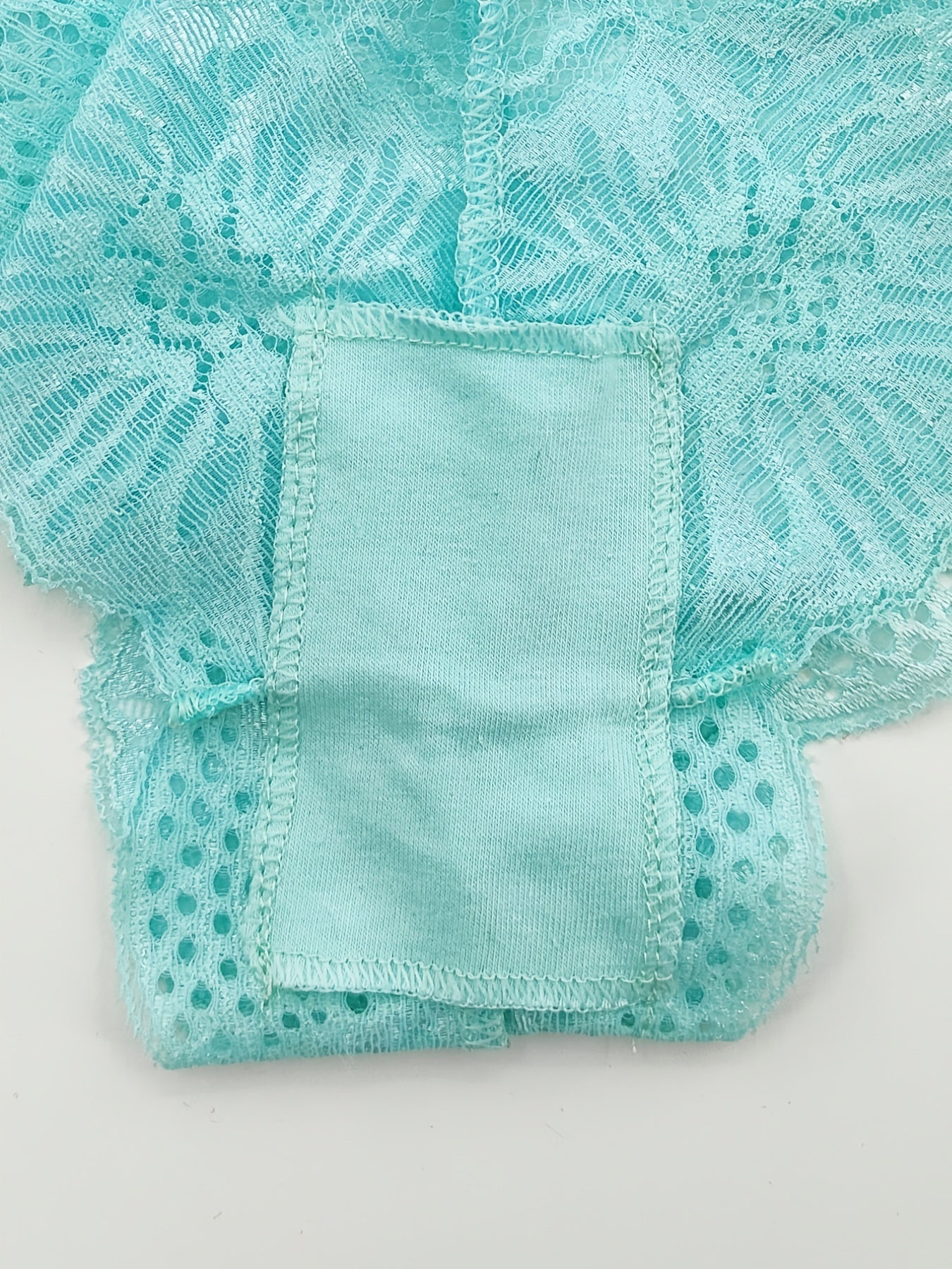 6pcs Comfortable Jacquard Lace Bow Hipster Bikini Panties, Low Waist Breathable Women's Lingerie & Underwear