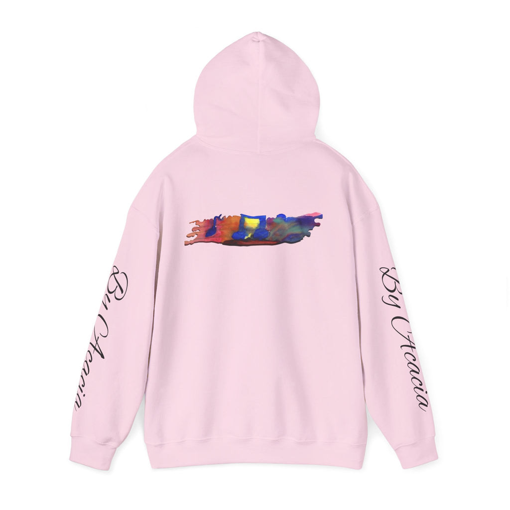 Music Is Life Hoodie — Colorful Watercolor Note Graphic Pullover