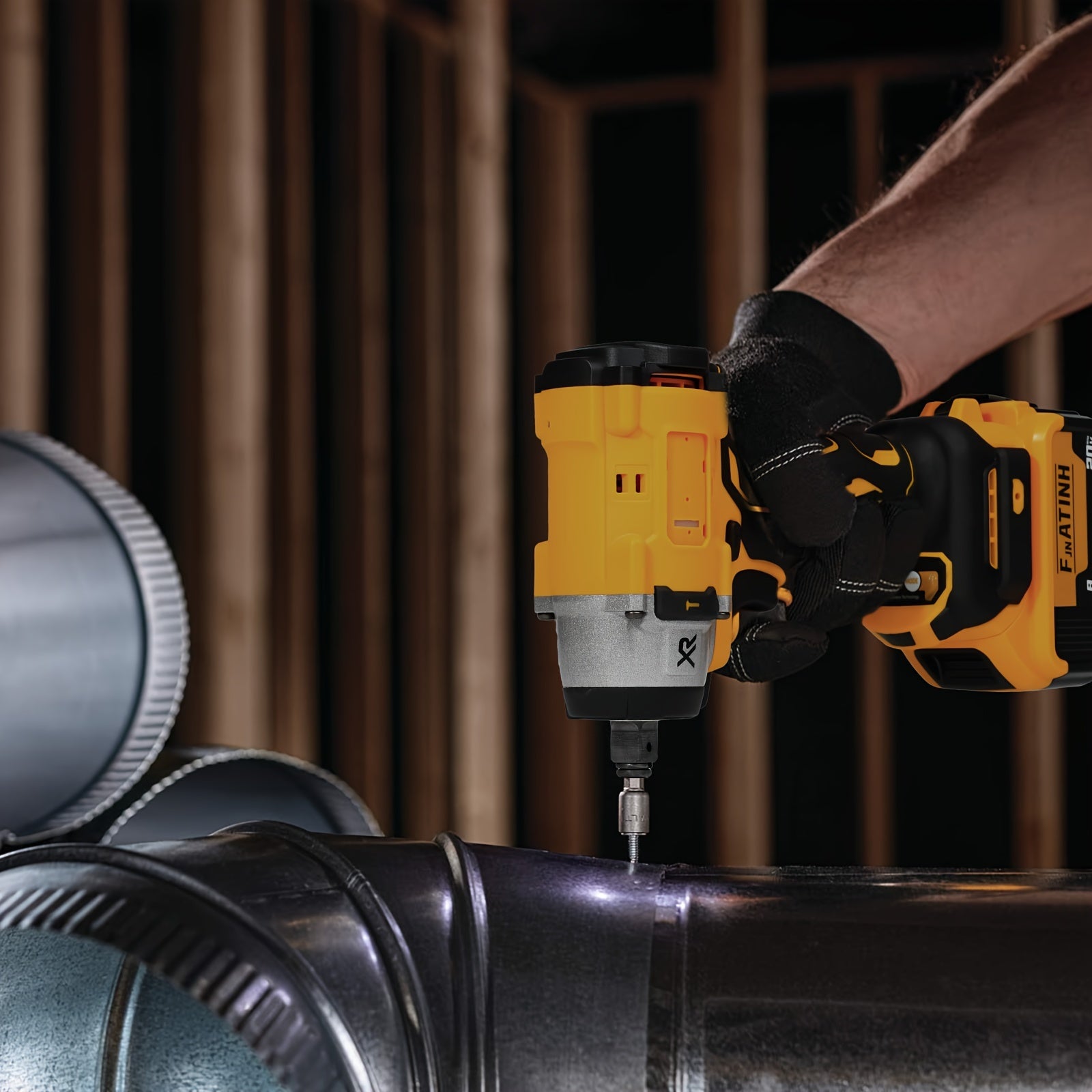 Impact Wrench High Power Impact Gun Bare Machine 430n.m-3600 Rpm-no Sharp Impact Medium Impact Driver-suitable DeWALT-3 In 1 Impact Wrench-suitable For Automotive And Home Use