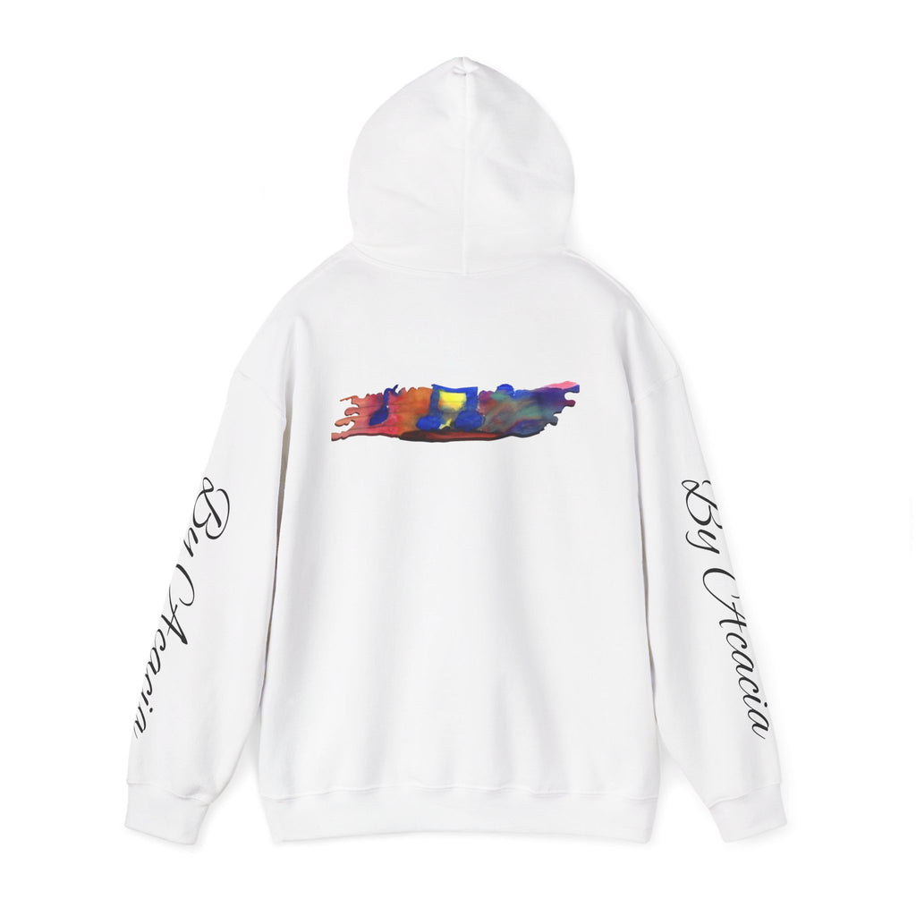Music Is Life Hoodie — Colorful Watercolor Note Graphic Pullover
