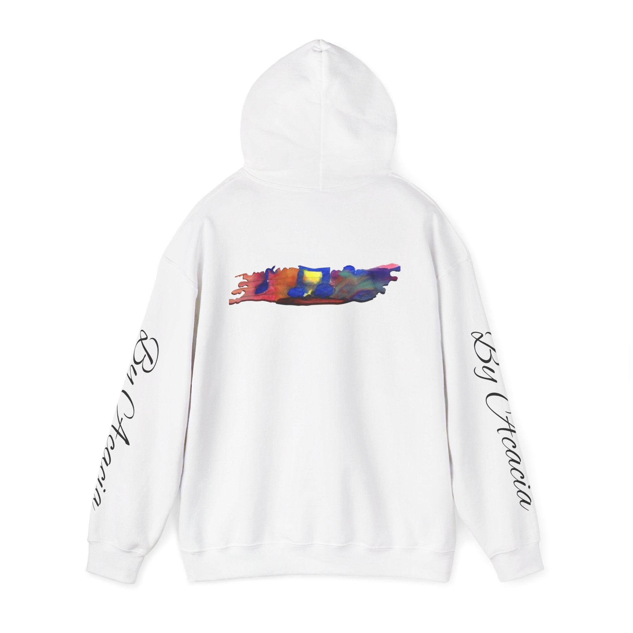 Music Is Life Hoodie — Colorful Watercolor Note Graphic Pullover
