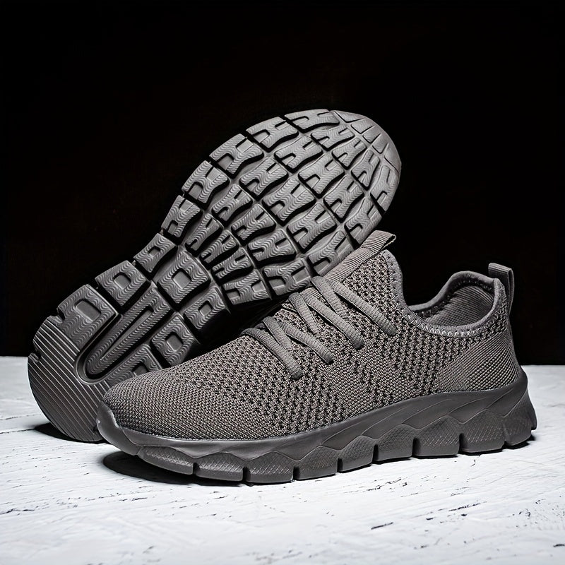 Womens Super-Breathable Flying Woven Sneakers - Stylish Casual Running Shoes with Lightweight Cushioning - Durable One-Color Charm for Sports & Everyday Wear