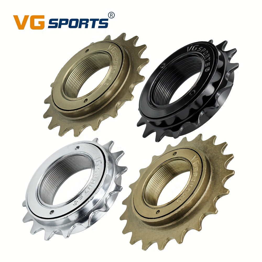 1pc VG Sports 16T/18T/20T/22T/24T 34MM Bicycle Flywheel Single Speed Bicycle Flywheel Sprocket 1 Speed Gear For BMX Flywheel Sprocket Gear Bike Accessories