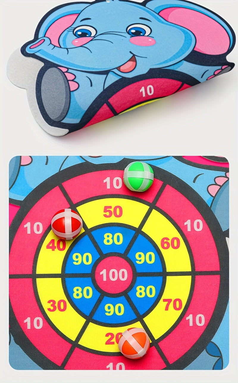 Children's Dart Plate Sticky Ball Target Throwing Sticky Ball Toys Male and Female Parent Child Dart Plate Outdoor Indoor Sports