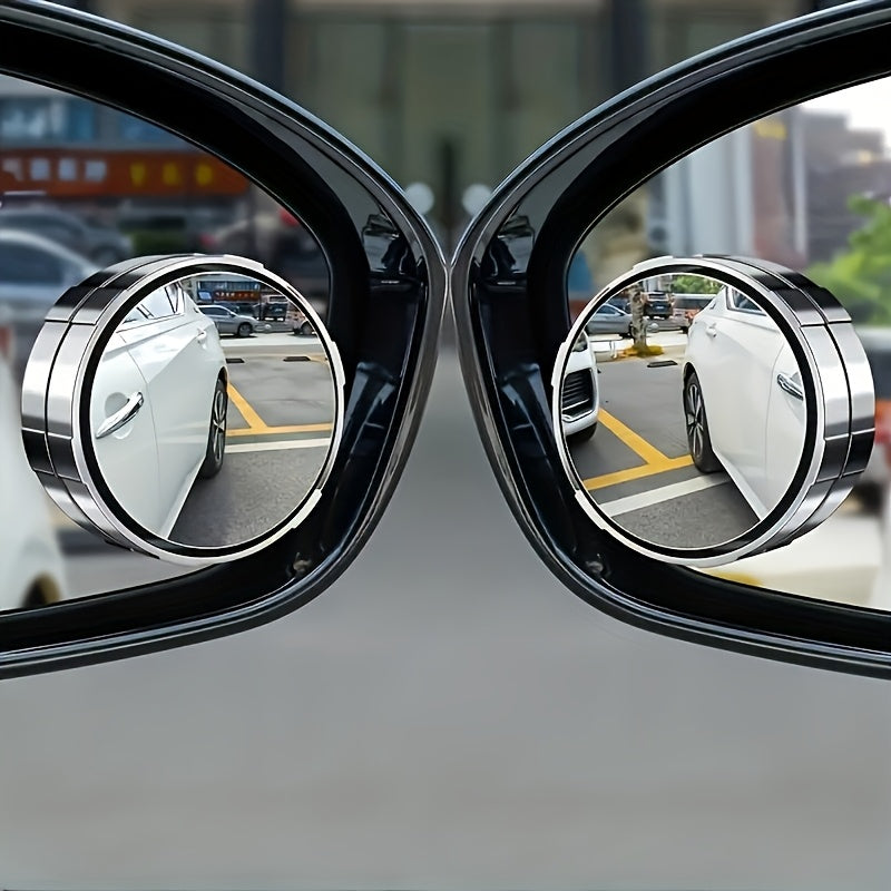 [HD Car Mirror] 2-inch High-definition 360 ° Wide-angle Blind Spot Car Rearview Mirrors
