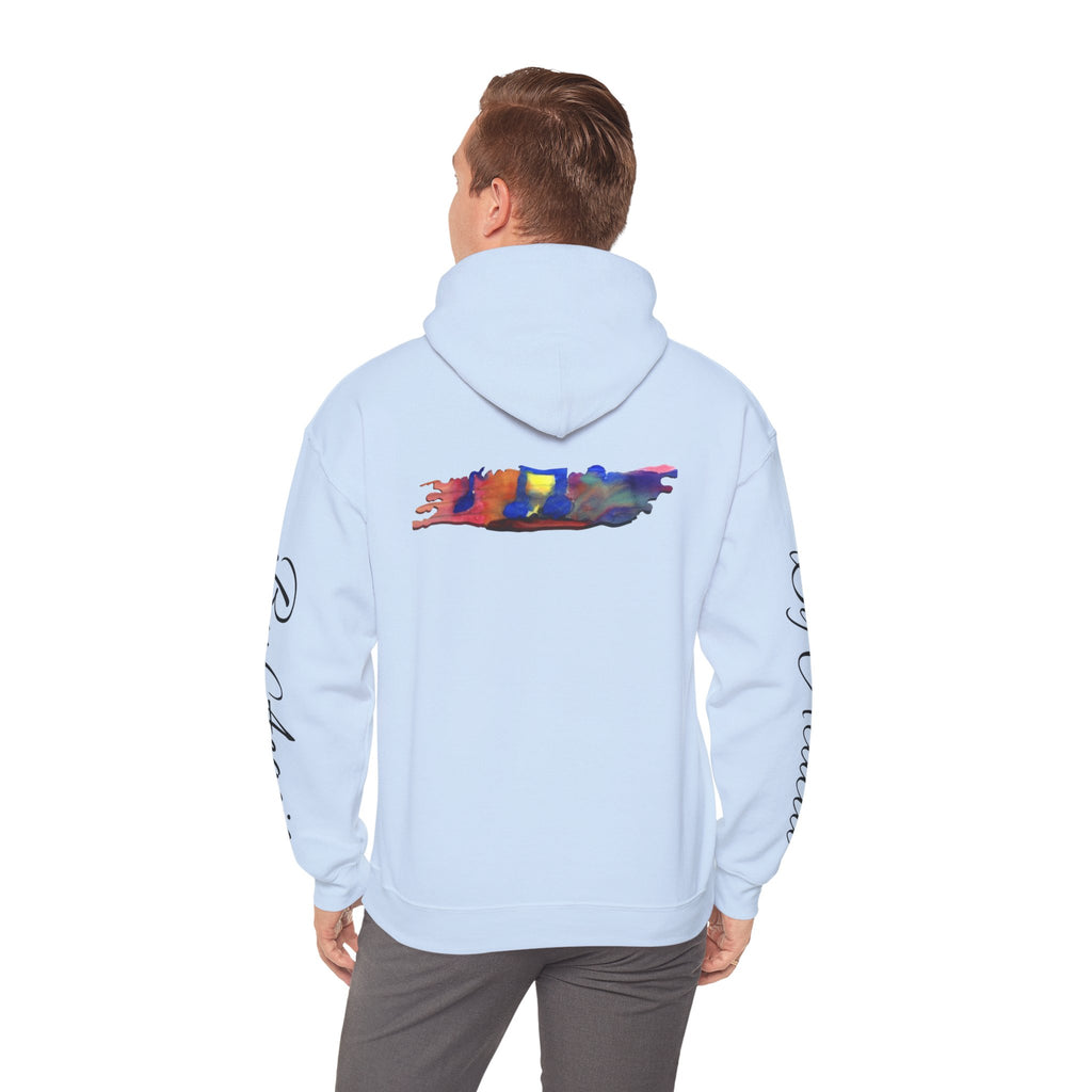 Music Is Life Hoodie — Colorful Watercolor Note Graphic Pullover