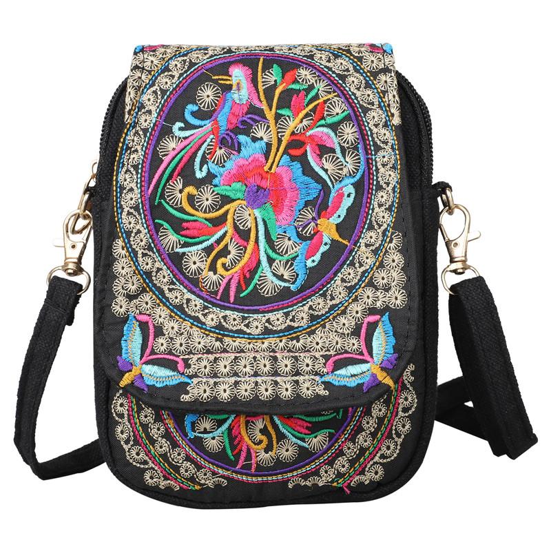 [Embroidered Crossbody] Lightweight Crossbody Bag