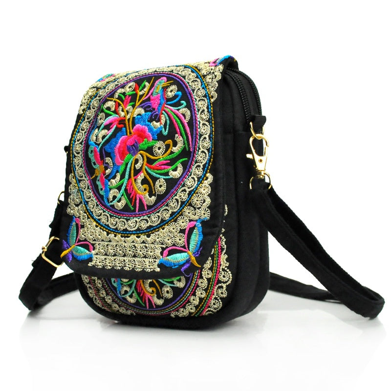 [Embroidered Crossbody] Lightweight Crossbody Bag