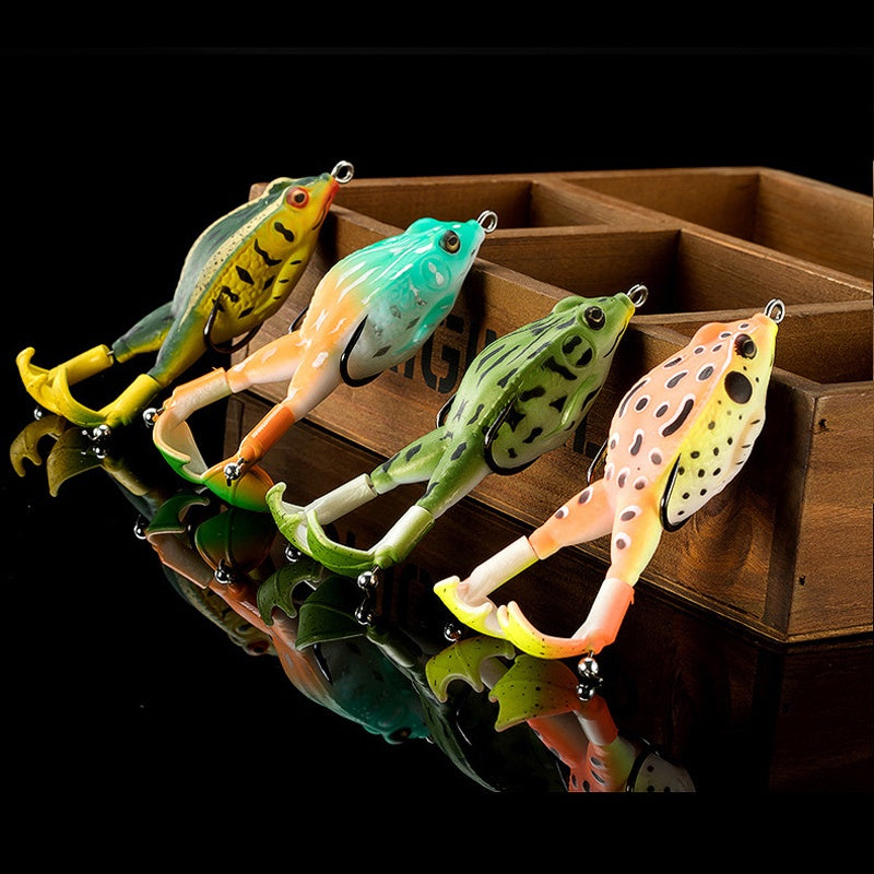 1pc ANFS Frog Leg Lure Fishing Reel - Soft Artificial Fish Bait