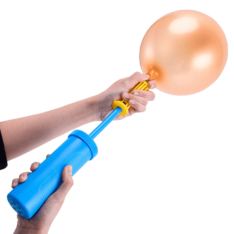 1pc Blue High Quality Two-Way Pump Balloon Accessory, Time-Saving And Convenient, Ideal Party decorating
