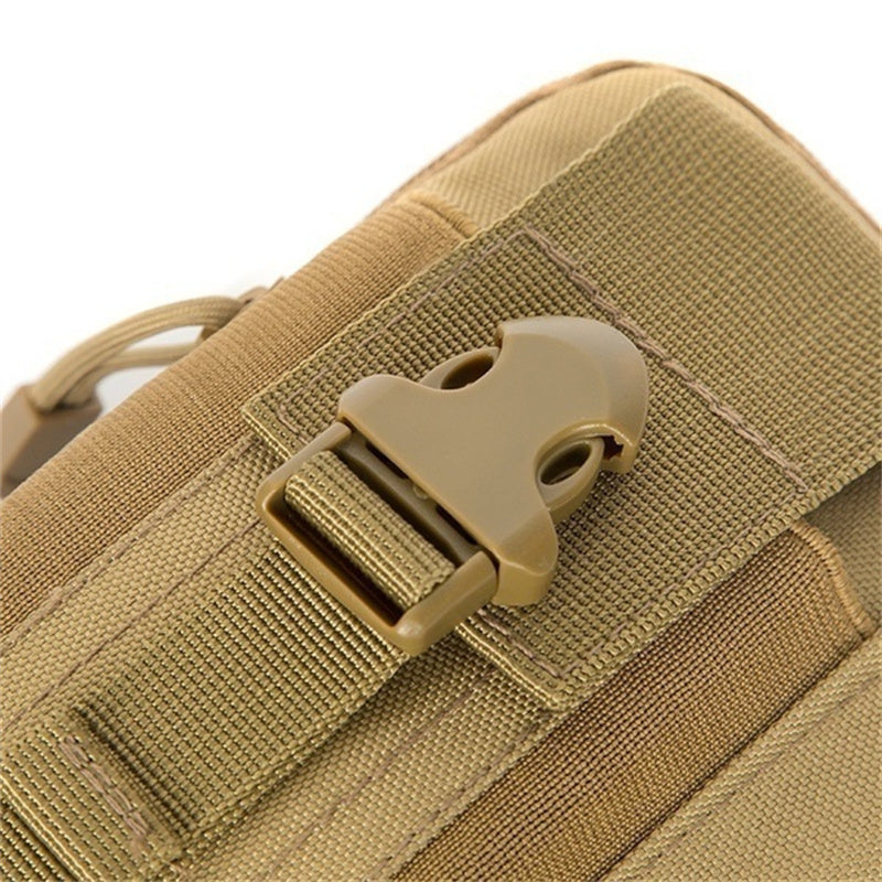Men's Tactical Slim Fanny Pack - High Quality Oxford Fabric, Adjustable Straps, Multiple Pockets for Smartphones, Wallets & Keys, Ideal for Travel, Hiking & Outdoor Sports
