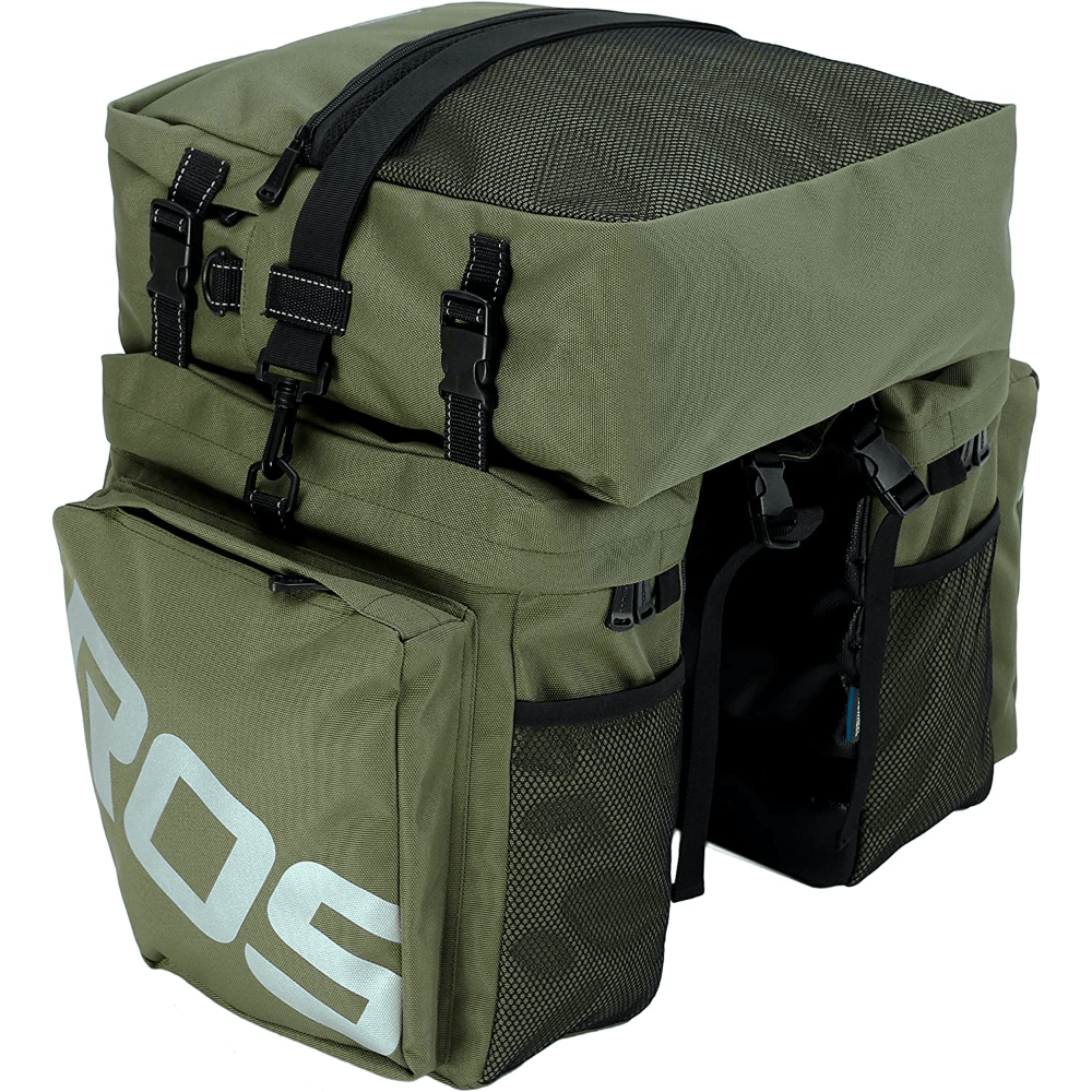 [Large Capacity Bicycle Pannier] Large Capacity Multifunctional Bicycle Rear Rack Pannier Bag | Back Seat Cargo Trunk