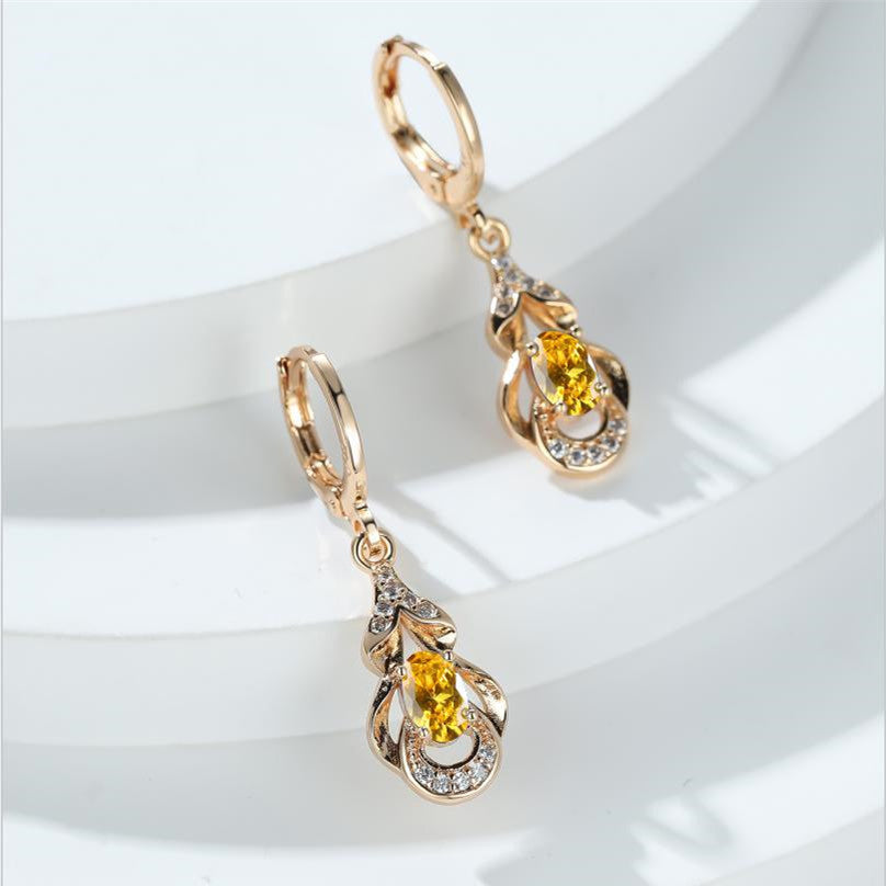 BAMOS Women's Elegant Bohemian Ethnic Statement Earrings