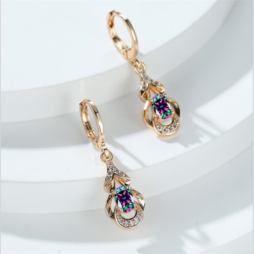 BAMOS Women's Elegant Bohemian Ethnic Statement Earrings