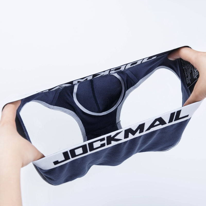 JOCKMAIL 1pc Men's Sexy Low Waist Jockstraps, Soft Modal Underwear With Wide Waistband