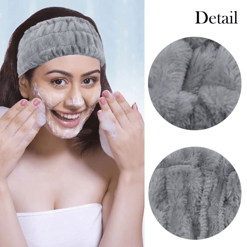 Women Ladies Elastic Non-Slip Headscarf, Makeup Headwear, for Washing Face, Bathing, Yoga, Sports and Running