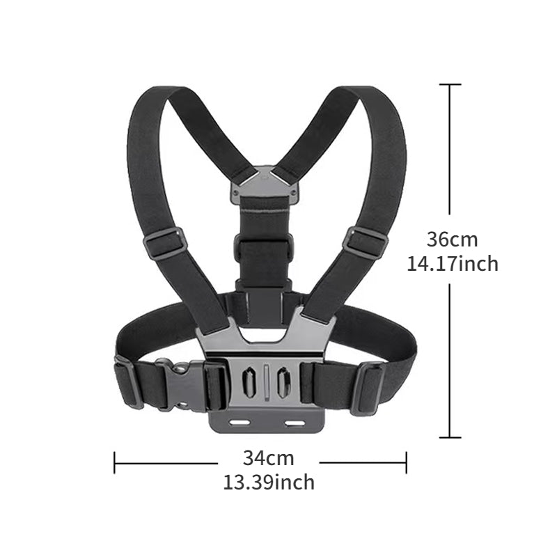 6 In 1 Sports Camera Chest Strap Accessories Chest Fixed Bracket First Person Angle Shooting Bracket
