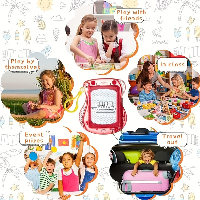 Mini Magnetic Writing Board, Drawing Board, Mini Buckle Small Gift Toys, Suitable Party Gifts, Buckle Colors Are Random