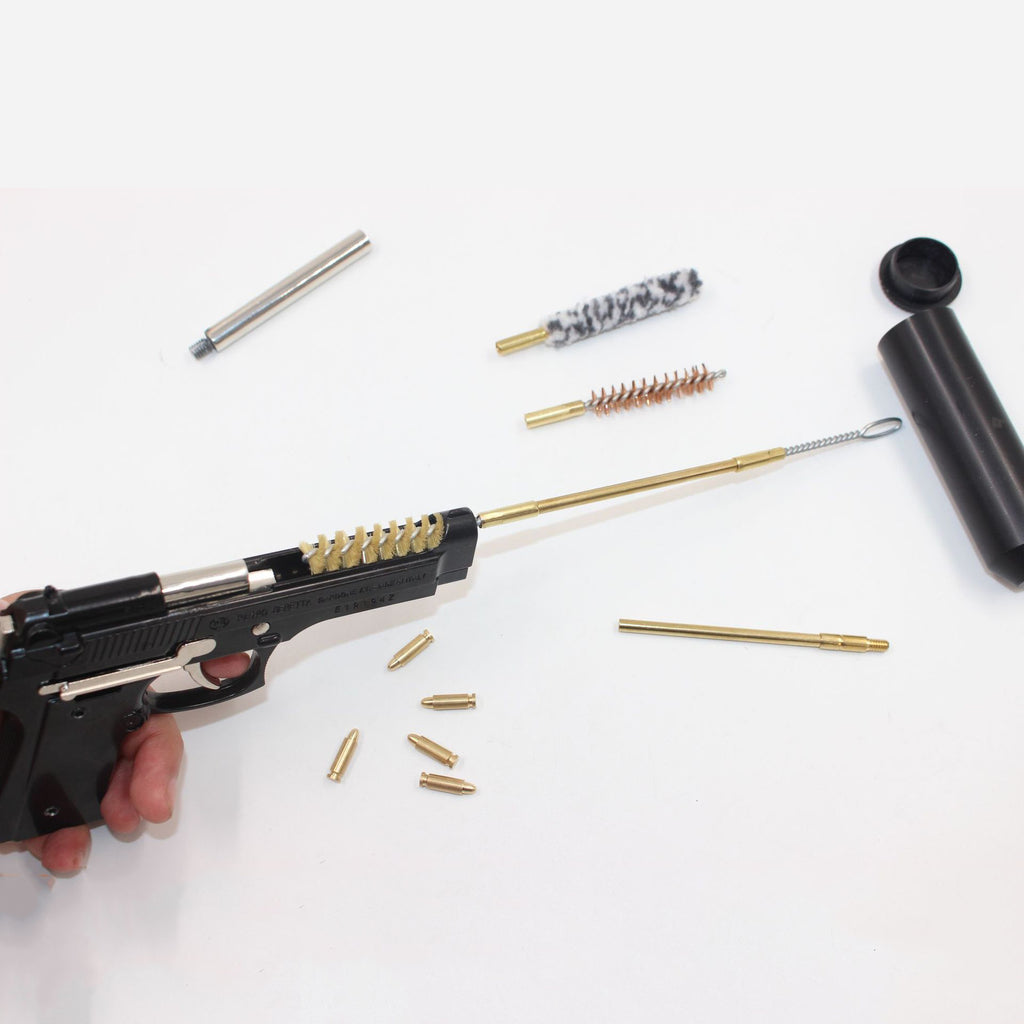 9mm Gun Cleaning Kit - High-Density Bristle Brush Set (6pcs) - Premium Firearm Maintenance Tool for Ultimate Weapon Care