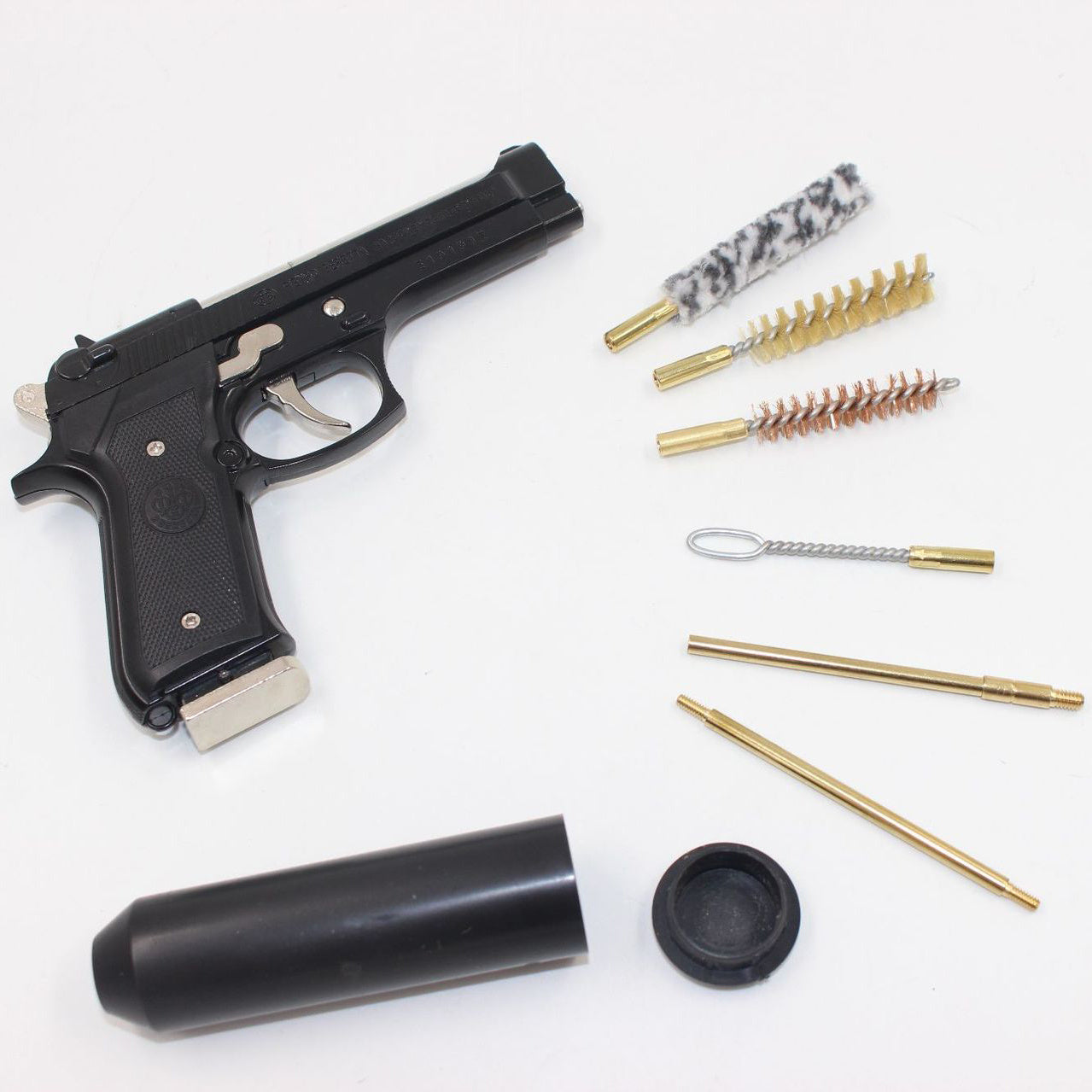9mm Gun Cleaning Kit - High-Density Bristle Brush Set (6pcs) - Premium Firearm Maintenance Tool for Ultimate Weapon Care