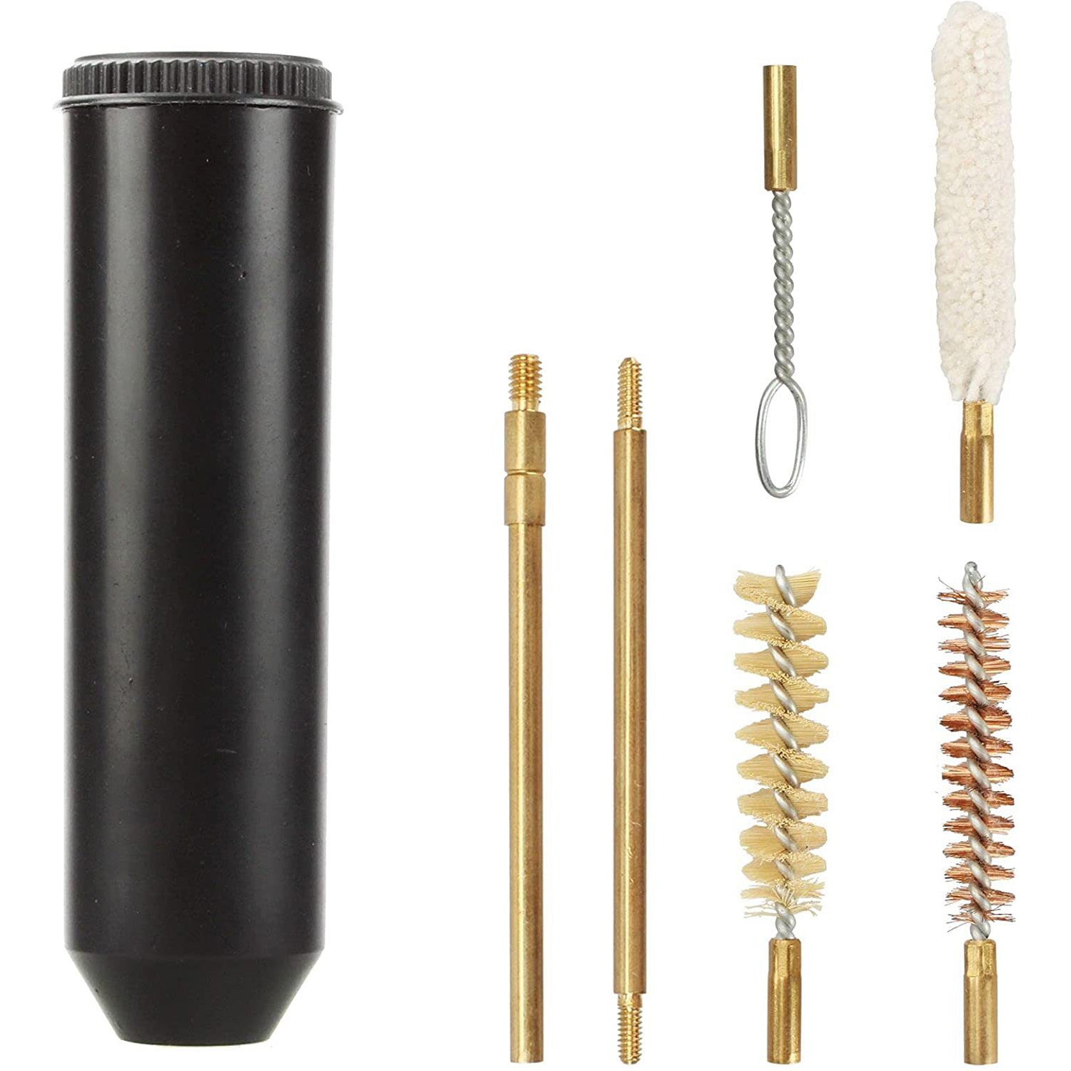 9mm Gun Cleaning Kit - High-Density Bristle Brush Set (6pcs) - Premium Firearm Maintenance Tool for Ultimate Weapon Care