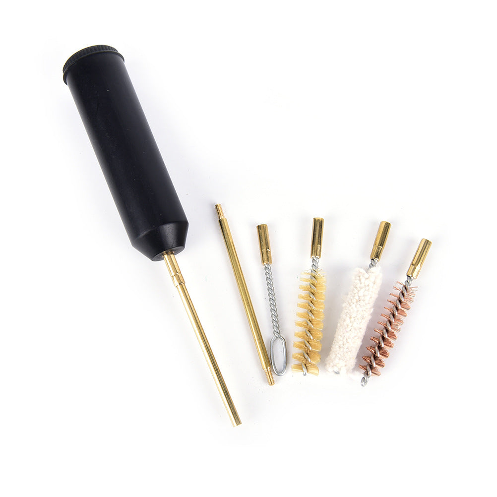 9mm Gun Cleaning Kit - High-Density Bristle Brush Set (6pcs) - Premium Firearm Maintenance Tool for Ultimate Weapon Care
