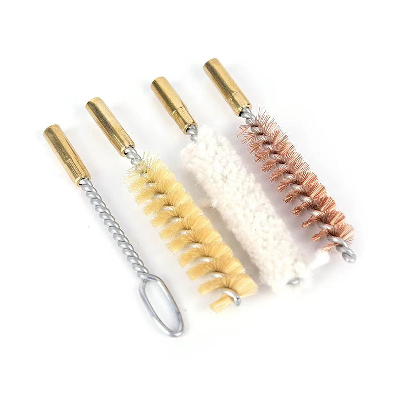 9mm Gun Cleaning Kit - High-Density Bristle Brush Set (6pcs) - Premium Firearm Maintenance Tool for Ultimate Weapon Care