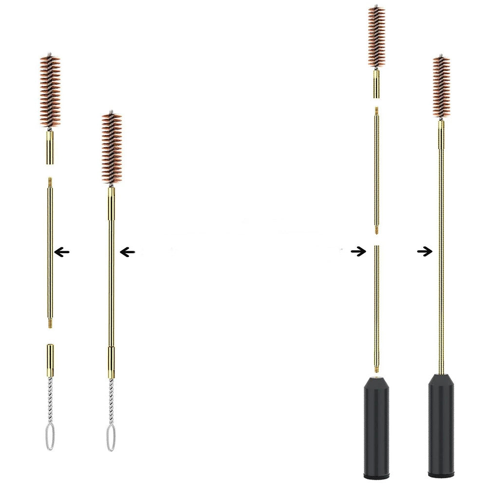 9mm Gun Cleaning Kit - High-Density Bristle Brush Set (6pcs) - Premium Firearm Maintenance Tool for Ultimate Weapon Care