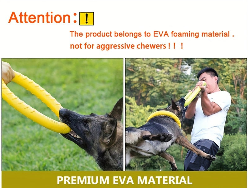1pc Extra-Large Dog Flying Disc - Engaging Chew-resistant Toy for Interactive Fun, Stimulating Exercise & Teeth Cleaning - Perfect for Outdoor Play with Your Pup!