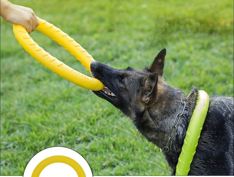 1pc Extra-Large Dog Flying Disc - Engaging Chew-resistant Toy for Interactive Fun, Stimulating Exercise & Teeth Cleaning - Perfect for Outdoor Play with Your Pup!