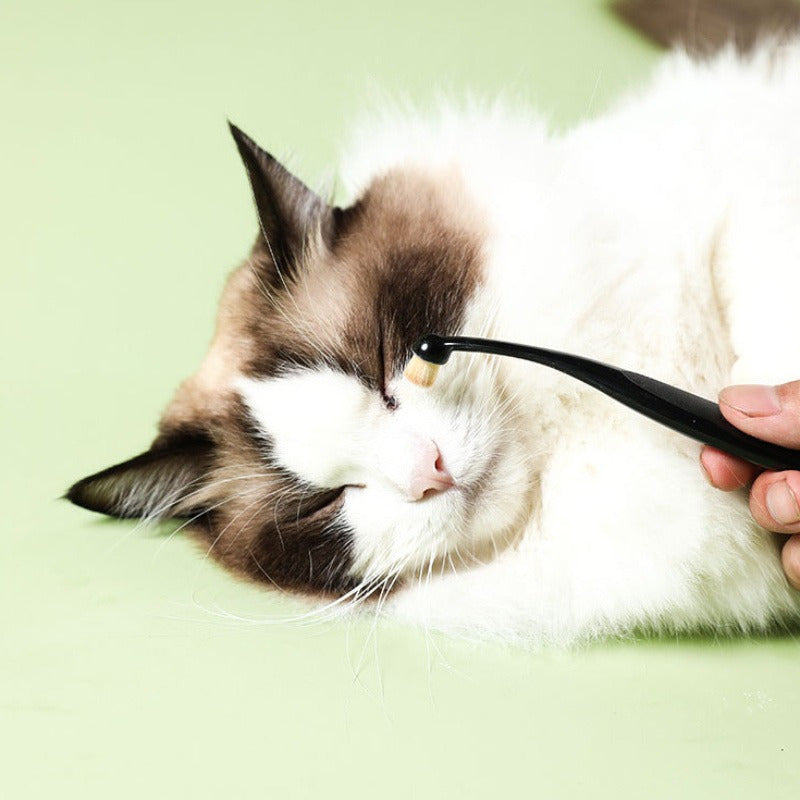 3pcs Pet Eye Cleaning Brush, Dog Tear Stain Remover, Dog Puppy Eye Excrement Brush For Pet Cleaning Supply