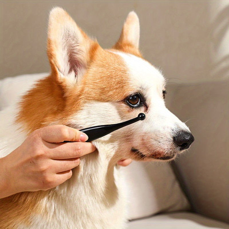 3pcs Pet Eye Cleaning Brush, Dog Tear Stain Remover, Dog Puppy Eye Excrement Brush For Pet Cleaning Supply
