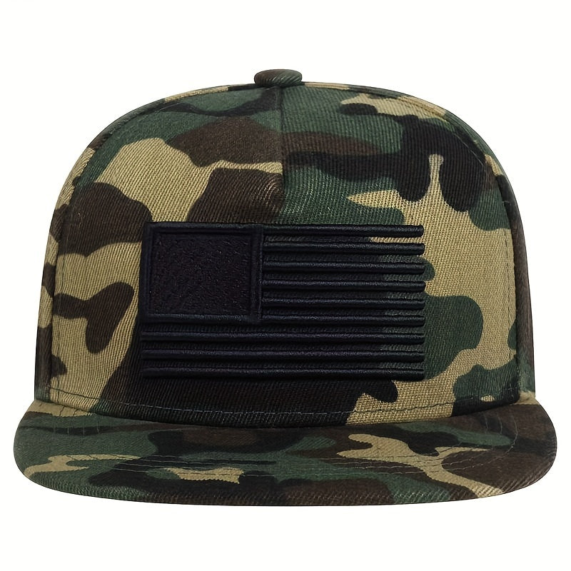 1pc Men's American Flag Baseball Cap, Hats For Outdoor Sports, Men's Hats