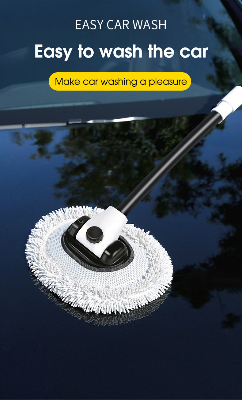 Cleaning Tools for Car Washing, Including a Soft Chenille Mop And Brush Designed for Effective Maintenance