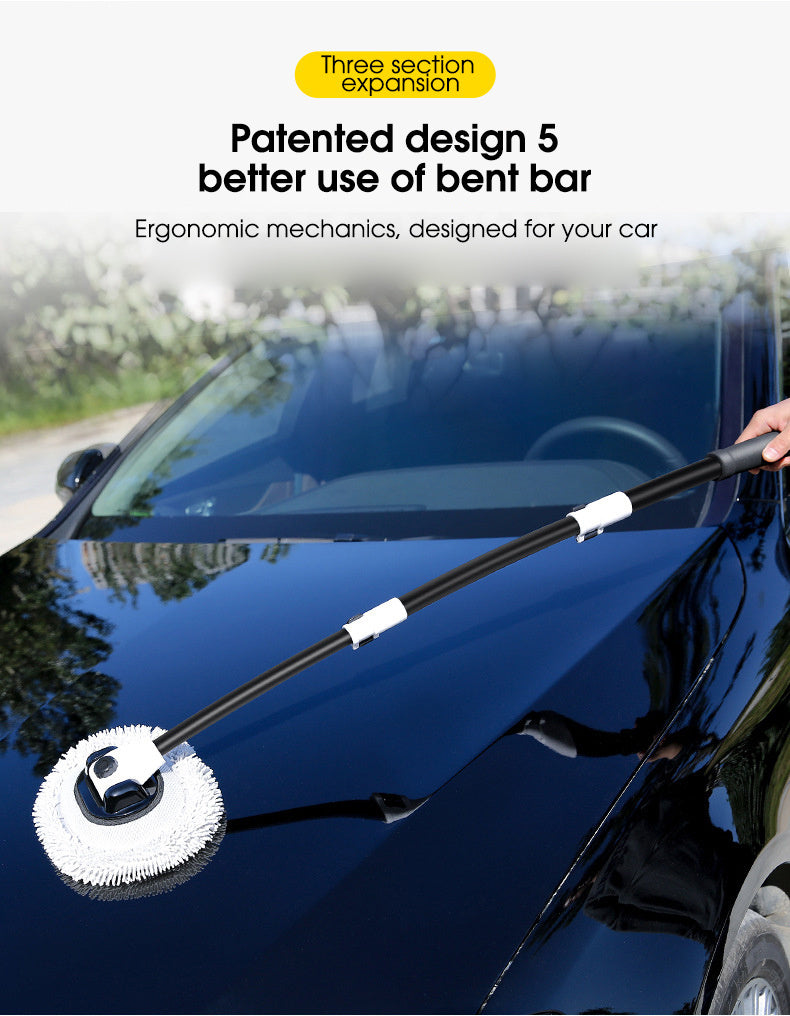 Cleaning Tools for Car Washing, Including a Soft Chenille Mop And Brush Designed for Effective Maintenance