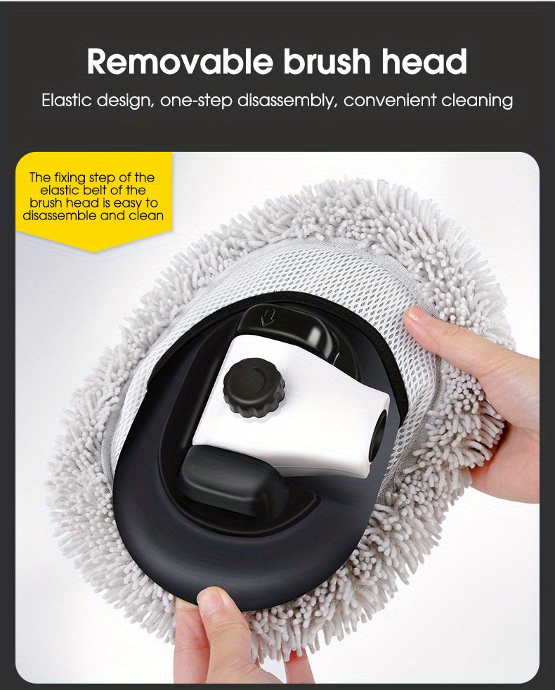 Cleaning Tools for Car Washing, Including a Soft Chenille Mop And Brush Designed for Effective Maintenance
