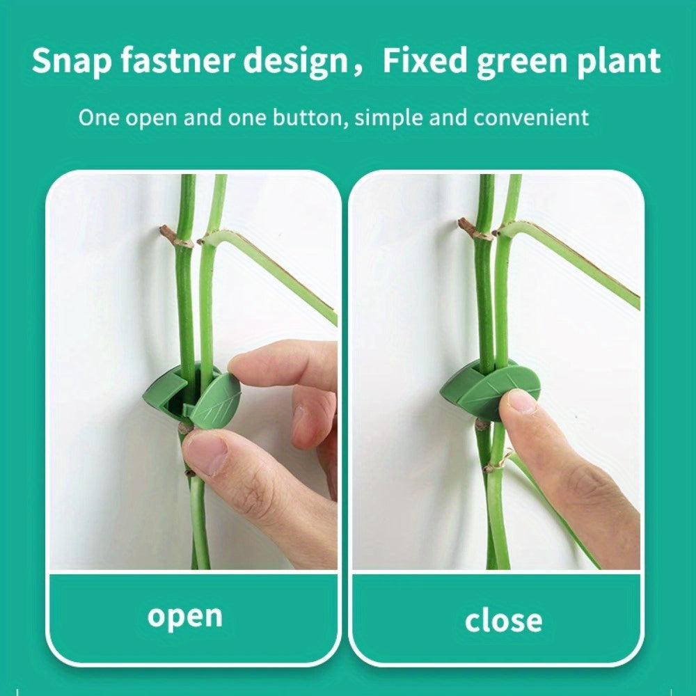10/30/50pcs Invisible Plant Climbing Wall Fixture Rattan Vine Bracket Fixed Buckle Leaf Clips Traction Holder Garden опора для растений