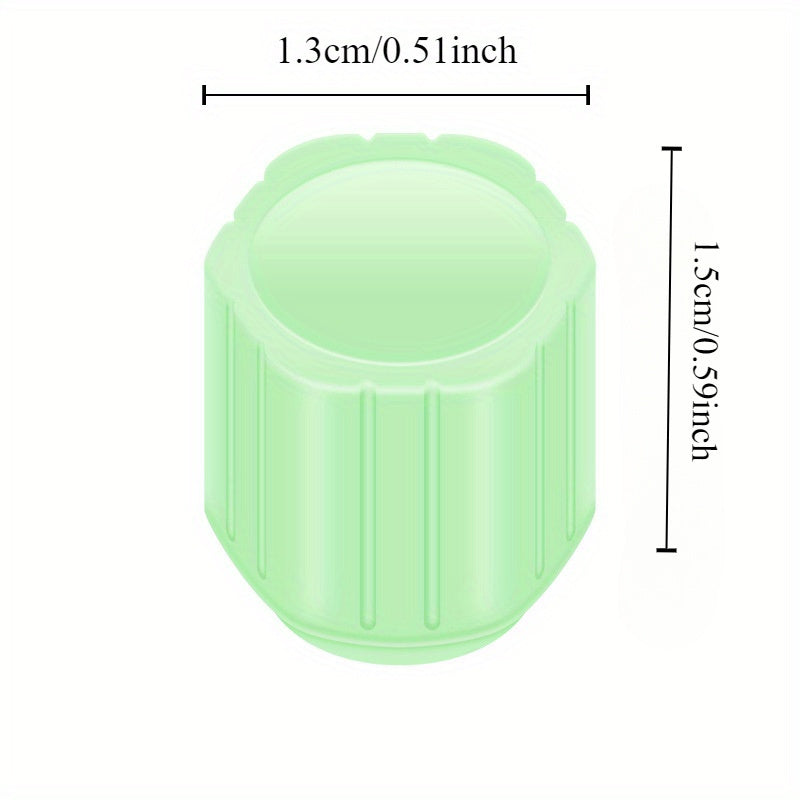 24/16pcs Bicycle Tire Luminous Valve Cover, Automotive Tire Fluorescent Valve Cover, Suitable For: Car, Bicycle, Motorcycle Tires, Universal Fluorescent Tire Valve Caps