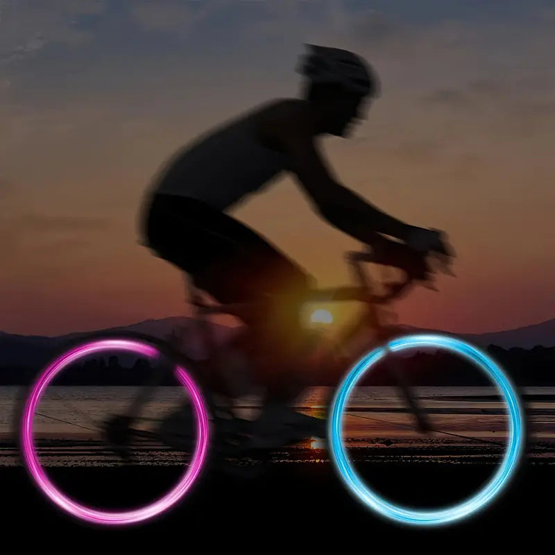 24/16pcs Bicycle Tire Luminous Valve Cover, Automotive Tire Fluorescent Valve Cover, Suitable For: Car, Bicycle, Motorcycle Tires, Universal Fluorescent Tire Valve Caps