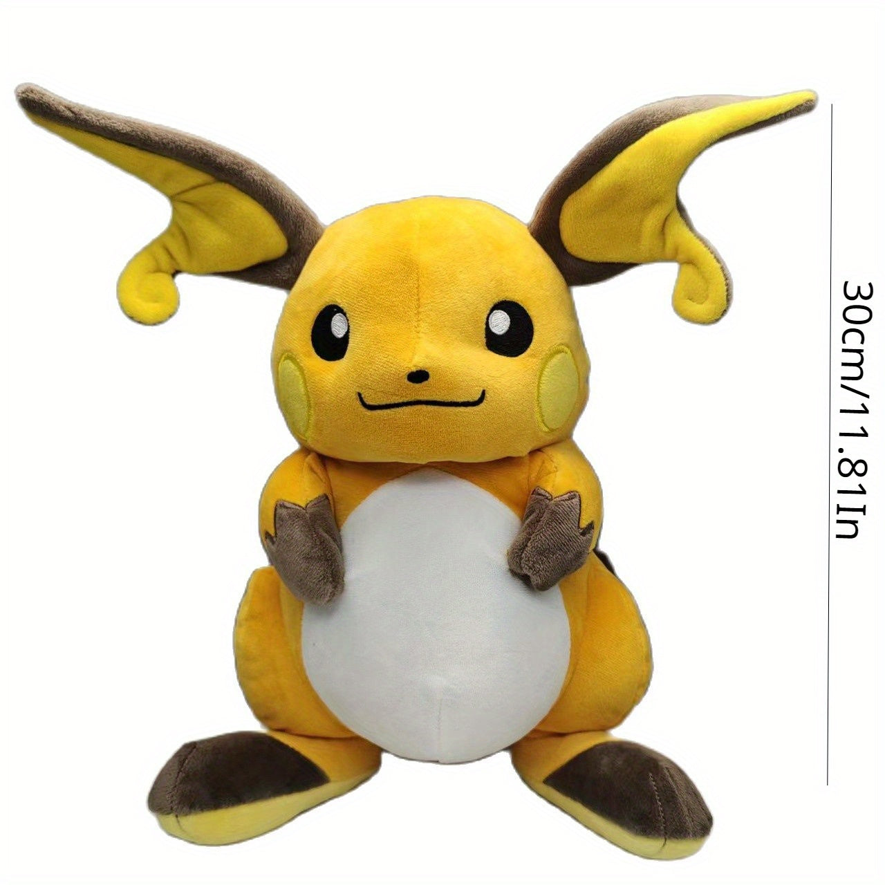Pokemon Pikachu Plush Toys: Kawaii Pokemon Raichu Plush Toy, Anime Stuffed Doll, Perfect for Kids' Birthdays