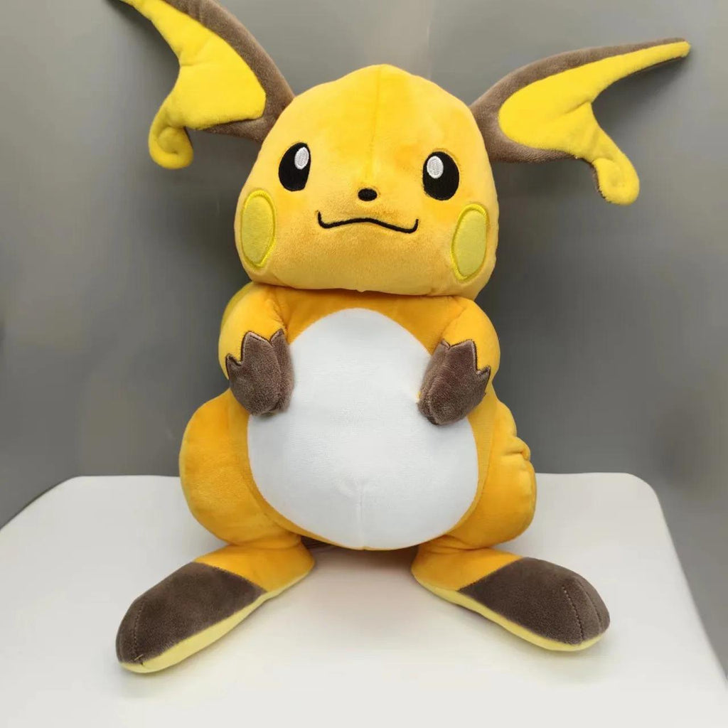 Pokemon Pikachu Plush Toys: Kawaii Pokemon Raichu Plush Toy, Anime Stuffed Doll, Perfect for Kids' Birthdays