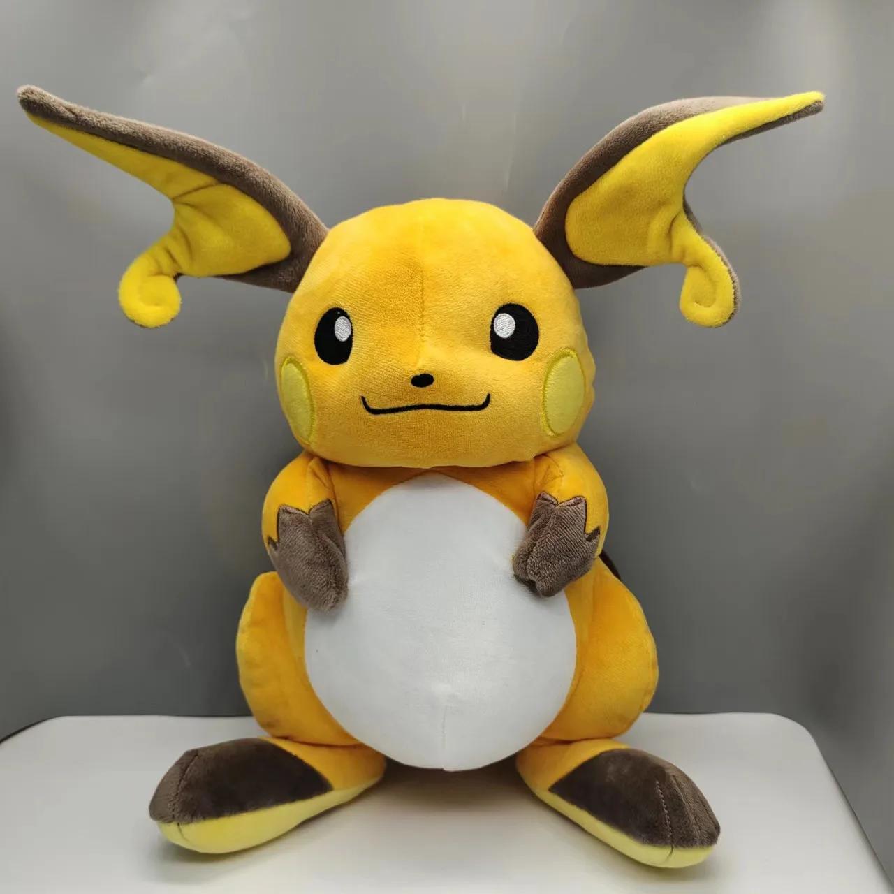 Pokemon Pikachu Plush Toys: Kawaii Pokemon Raichu Plush Toy, Anime Stuffed Doll, Perfect for Kids' Birthdays