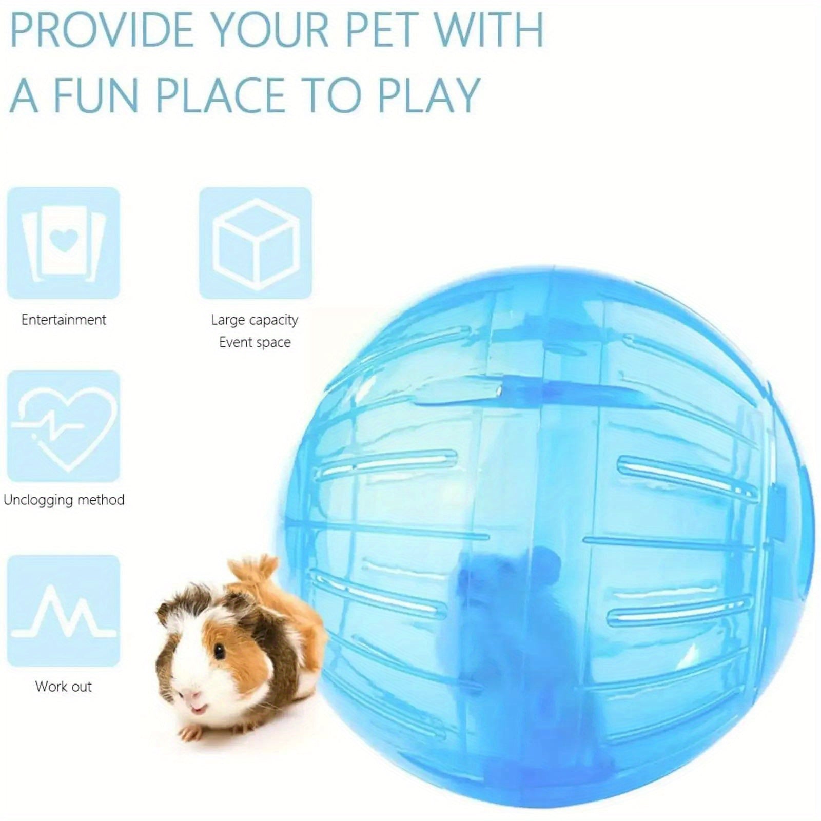 Outdoor Sport Ball, Grounder Rat Small Pet Rodent Mice Balls, Rat Exercise Hamster Gerbil Play Toys Jogging Toys