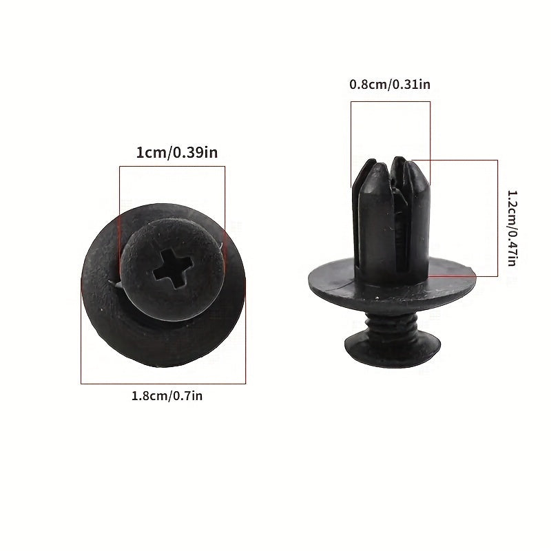 50 Pcs Universal Car Fastener Clips - Durable Plastic Automotive Interior & Trunk Retainer Clips, Easy Installation, Versatile Use