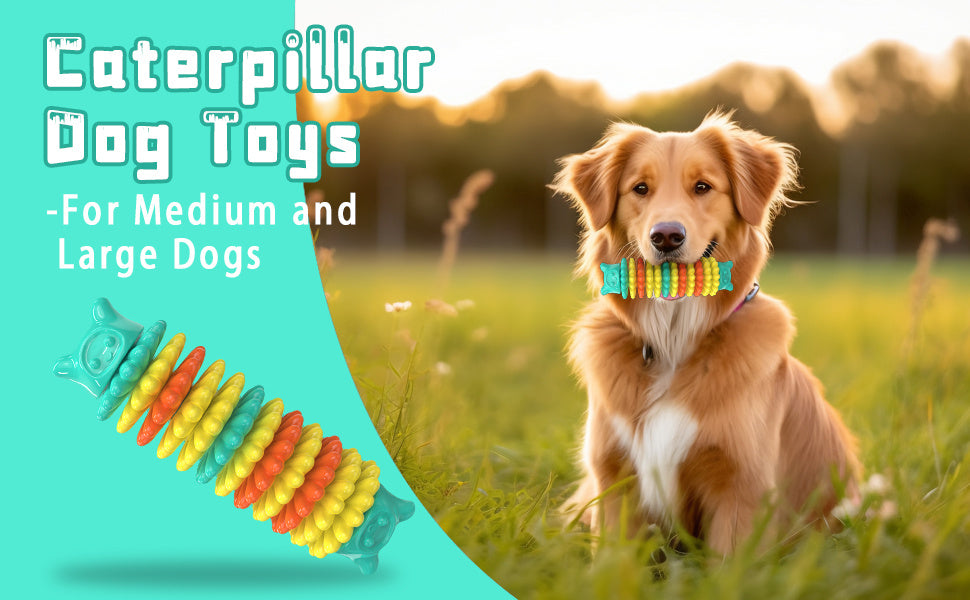 Dog Chew Toys for Aggressive Chewers, Durable Dog Toys for Large Medium Small Breed Dogs, Rubber Indestructible Dog Teething Toys, Tough Interactive Outdoor Dog Toys for Entertainment, Blue