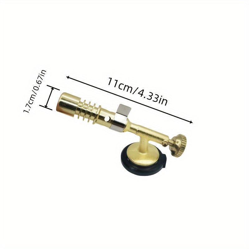 All-In-One Butane Torch: Perfect For Culinary Mastery & Automotive Repairs - Easy Ignition, Adjustable Flame (Gas Not Included)