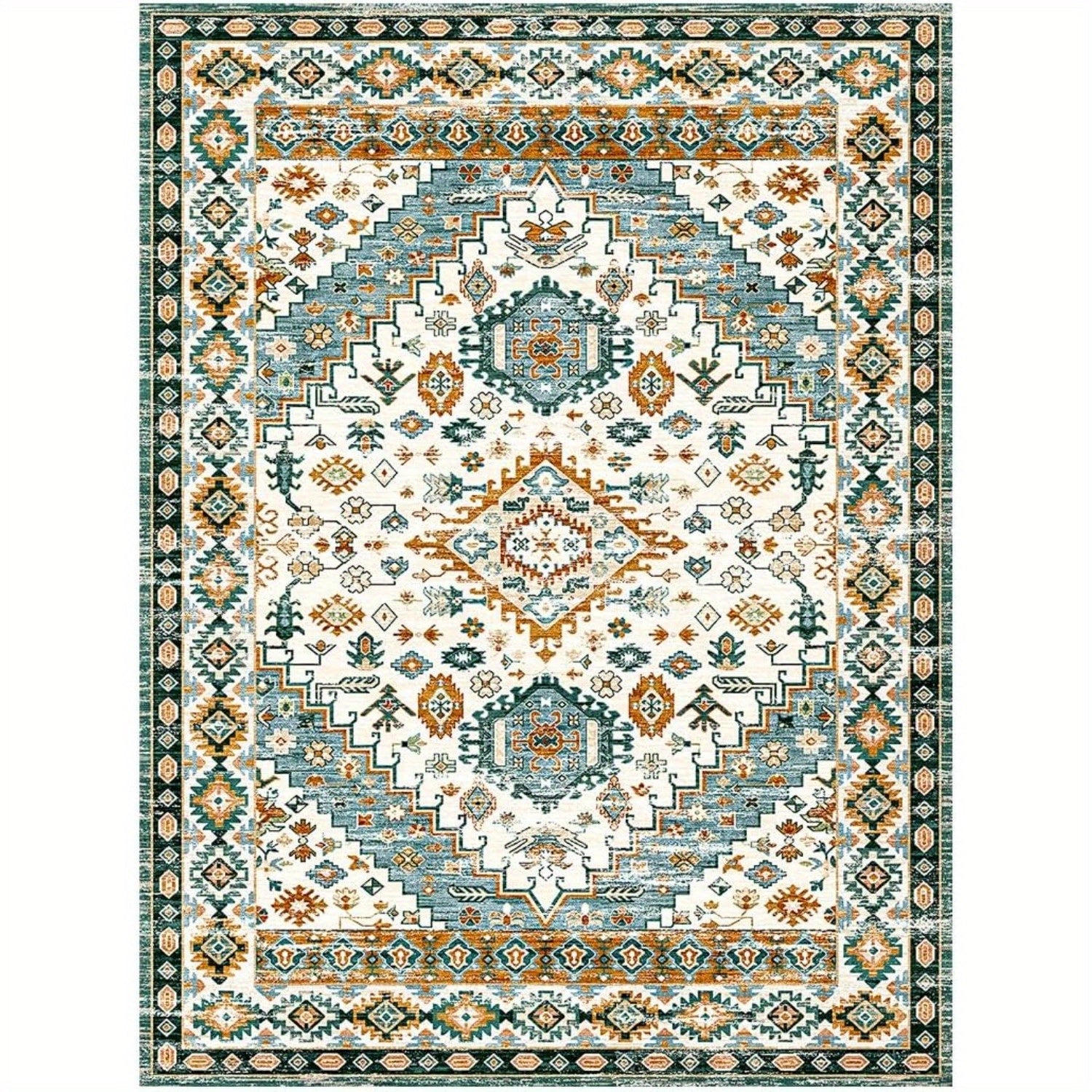 Area Rugs Washable Rugs Low Pile Machine Washable Vintage Rugs For Living Room