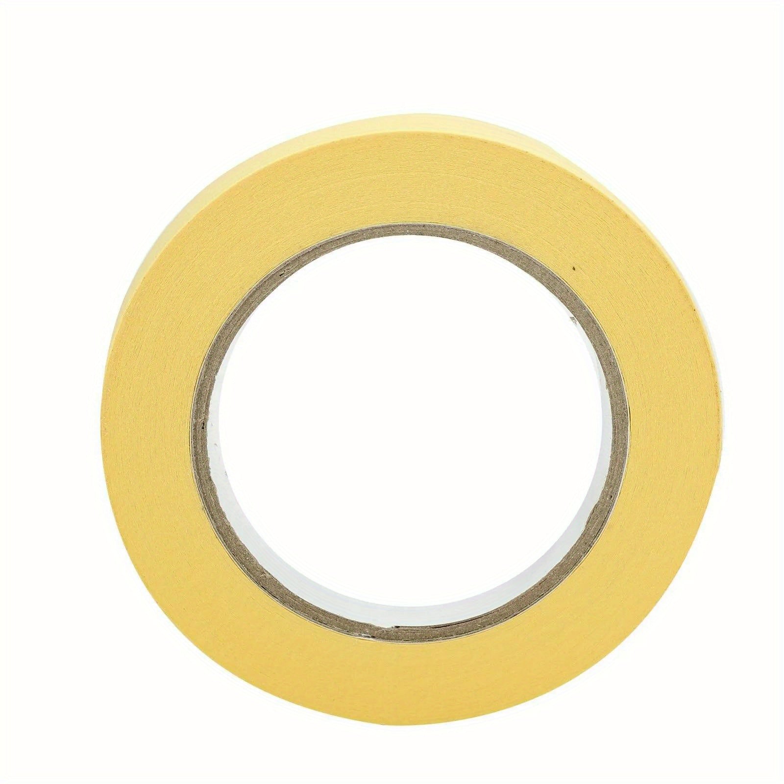12Rolls 3/4" x165ft Masking Tape Crepe Paper Automotive Refinish 06652 Yellow